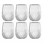 Ecology Carmen Set of 6 Stemless Wine Glasses 490ml