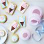 Wiltshire Dual Side Round Cookie Cutters Set of 3 - Pink