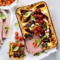 Wiltshire Rose Gold Perforated Rectangle Quiche & Tart Pan Large