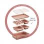 Wiltshire Smart Stack Square Cake Pan | Rose Gold 