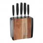 Stanley Rogers Framed Acacia Knife Block Set | 6 Piece