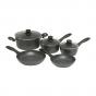 Stanley Rogers Quartz Stone Advanced Cookware Set 5 Piece 