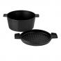 Stanley Rogers FRENCH OVEN GRILL DUO 28cm / 6.5L | Onyx