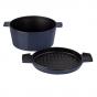 Stanley Rogers FRENCH OVEN GRILL DUO 28cm / 6.5L | Midnight Blue