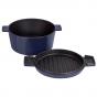 Stanley Rogers FRENCH OVEN GRILL DUO 24cm / 3.5L | Midnight Blue 