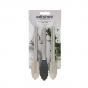 Wiltshire Mini Tongs 18cm Set of 3 | Silver/Black