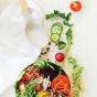 Wiltshire Eat Smart Solid Spoon White/Wood