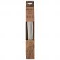 Wiltshire Reusable Stainless Steel Straws Pack of 4 | 21cm