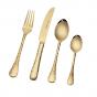 Stanley Rogers Bolero Gold Cutlery Set | Casual Setting for 6 | 24 Pieces