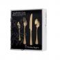 Stanley Rogers Bolero Gold Cutlery Set | Casual Setting for 6 | 24 Pieces