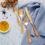 Stanley Rogers Albany Gold Cutlery Set | Casual Setting For 6 | 24 Pieces