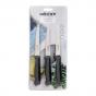 Wiltshire Laser Steak Knife 6 Piece | Stainless Steel/Black