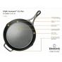 Blacklock Triple Seasoned Cast Iron Skillet | 14.5 Inch 