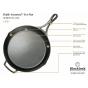 Blacklock Triple Seasoned Cast Iron Skillet | 12 Inch