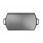 Blacklock Triple Seasoned Cast Iron Double Burner Griddle | 51x25x3cm