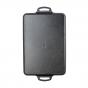 Lodge Seasoned Cast Iron Baking Pan | 15.5x10.5 Inch 