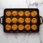Lodge Seasoned Cast Iron Baking Pan | 15.5x10.5 Inch 