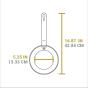 Lodge Seasoned Carbon Steel Skillet 8 Inch | 20cm
