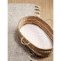Linen House Smiles All Round Bassinet Fitted Sheet Set | Sugar-Smoke