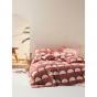 Linen House Moonrise Bed Cover 260x240cm | Paprika