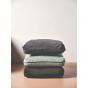 Linen House Reagan Cushion 55x55cm | Charcoal 