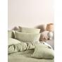 Linen House Lila Cushion 48x48cm | Wasabi 