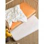 Linen House Smiles All Round 2-Piece Cot Fitted Sheet Set | Sugar-Apricot