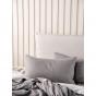 Linen House Nimes Linen Standard Pillowcase 48x74cm | Ash 