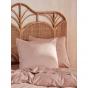 Linen House Nara European Pillowcase 65x65cm | Clay