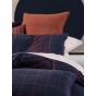 Linen House Albert European Pillowcase | Navy