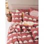 Linen House Moonrise European Pillowcase | Paprika
