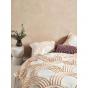 Linen House Ojai European Pillowcase 65x65cm | Sugar
