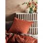 Linen House Heath European Pillowcase | Rust