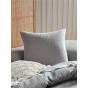 Linen House Osmond European Pillowcase 65x65cm | Smoke 