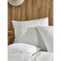 Linen House Abigail European Pillowcase | White