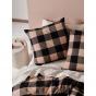 Linen House Wren European Pillowcase | Caviar