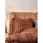Linen House Fog European Pillowcase | Cinnamon 