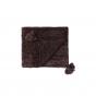 Linen House Hara Throw 130cm x 170cm | Espresso