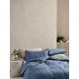 Linen House Nimes Linen Coverlet | Nightfall Blue
