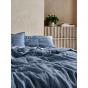Linen House Nimes Linen Coverlet | Nightfall Blue