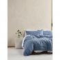 Linen House Nimes Linen Coverlet | Nightfall Blue