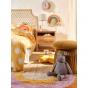 Linen House Over The Rainbow Apricot Floor Rug