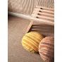 Linen House Carter Cushion Round 45cm | Brandy