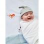 Linen House Whale Of A Time 3-Piece Baby Wrap Set