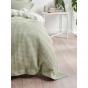 Linen House Deluxe Waffle Quilt Cover Set | Super King | Wasabi 