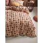 Linen House Haze Quilt Cover Set | Super King | Pecan 