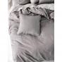 Linen House Nimes Linen Quilt Cover Set | Single | Ash 