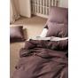 Linen House Nimes Linen Quilt Cover Set | King | Espresso