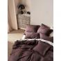 Linen House Nimes Linen Quilt Cover Set | Super King | Espresso