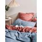 Linen House Nimes Linen Quilt Cover Set | Double | Nightfall